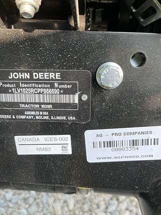 Image of John Deere 1025R equipment image 4