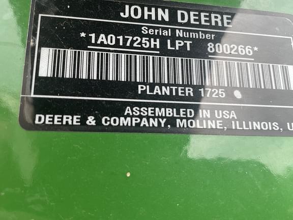 Image of John Deere 1725 equipment image 4