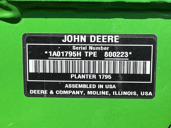 Image of John Deere 1795 equipment image 4