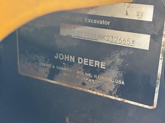 Image of John Deere 17G equipment image 4