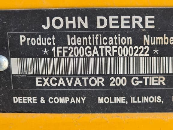 Image of John Deere 200G equipment image 4