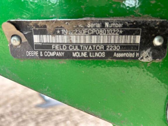 Image of John Deere 2230FH equipment image 3