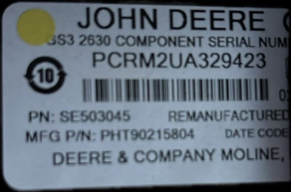 2023 John Deere GreenStar 2630 Equipment Image0