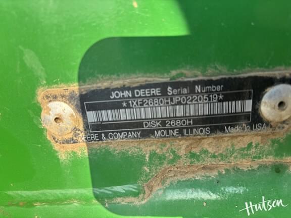 Image of John Deere 2680H equipment image 4