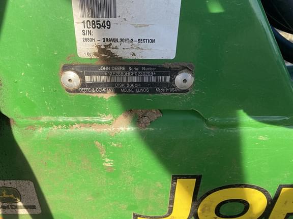 Image of John Deere 2680H equipment image 1