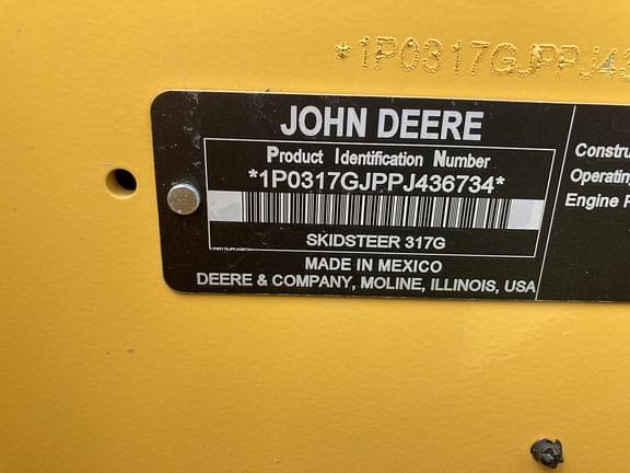 Image of John Deere 317G equipment image 1