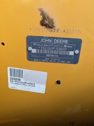 Image of John Deere 317G equipment image 3