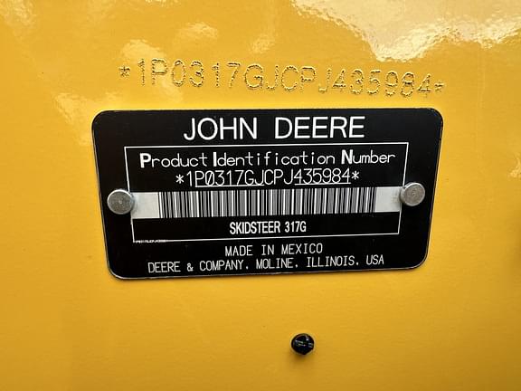 Image of John Deere 317G equipment image 4