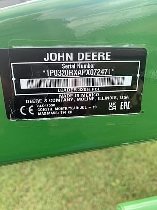 Image of John Deere 320R Image 1