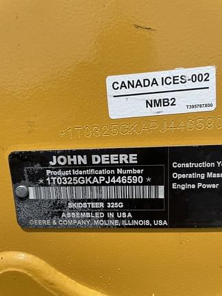 Image of John Deere 325G equipment image 4