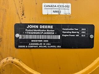 Image of John Deere 325G equipment image 2
