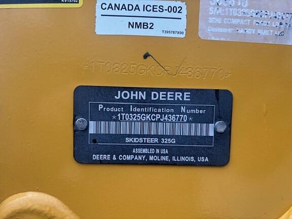 Image of John Deere 325G equipment image 4