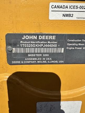 Image of John Deere 325G equipment image 4