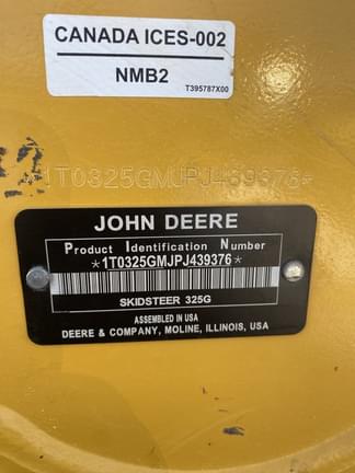Image of John Deere 325G equipment image 2