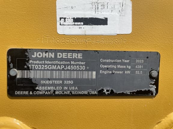 Image of John Deere 325G equipment image 2