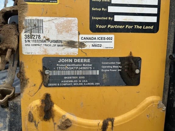 Image of John Deere 325G equipment image 2
