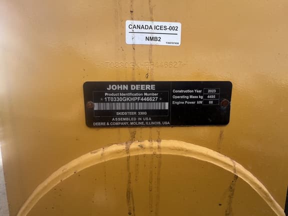 Image of John Deere 330G equipment image 2