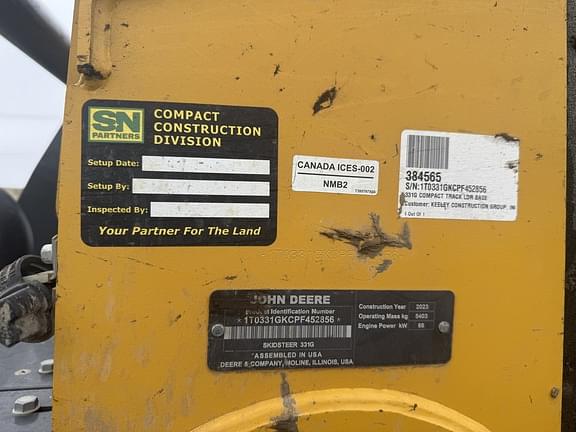 Image of John Deere 331G equipment image 2