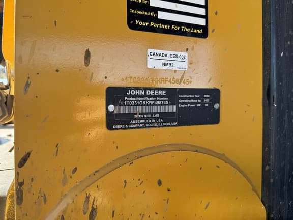 Image of John Deere 331G equipment image 1