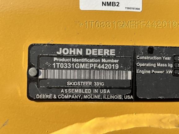 Image of John Deere 331G equipment image 1