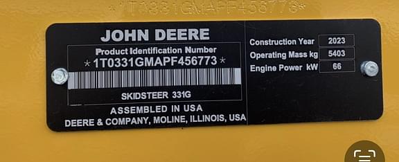 Image of John Deere 331G equipment image 1