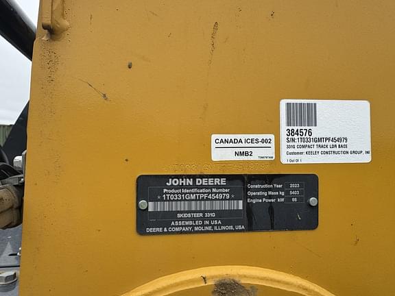Image of John Deere 331G equipment image 1