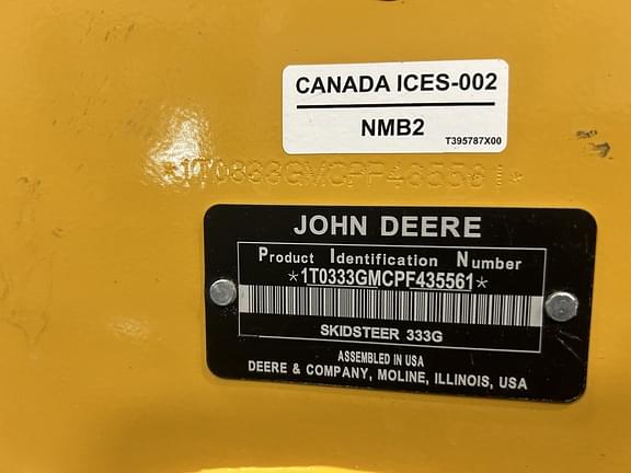 Image of John Deere 333G equipment image 3