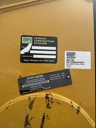 Image of John Deere 333G equipment image 3