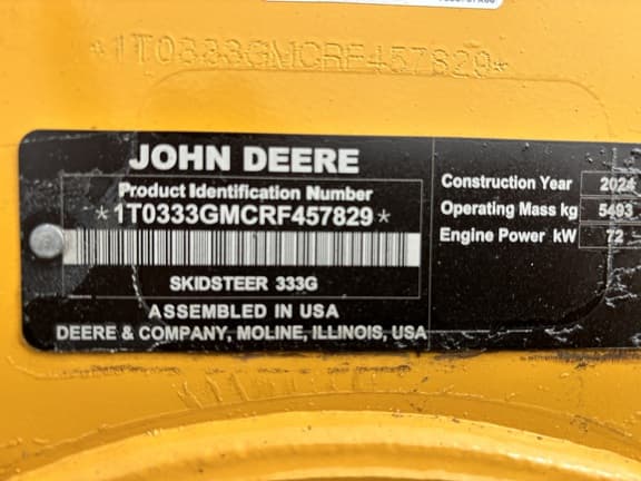 Image of John Deere 333G equipment image 2