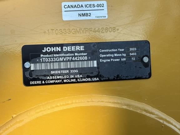 Image of John Deere 333G equipment image 4