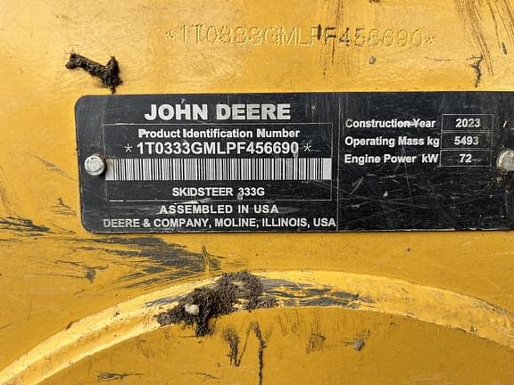 Image of John Deere 333G equipment image 1