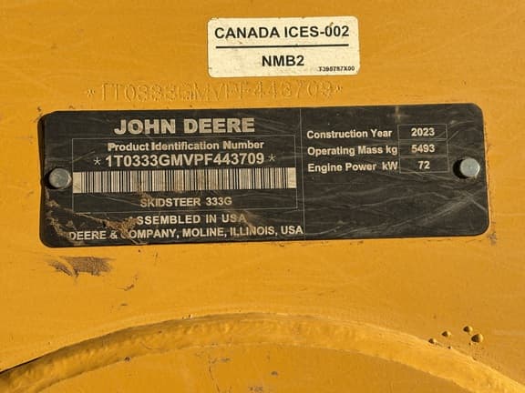 Image of John Deere 333G equipment image 1