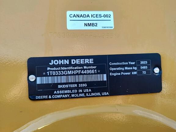 Image of John Deere 333G equipment image 3