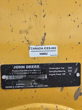 Image of John Deere 333G equipment image 2