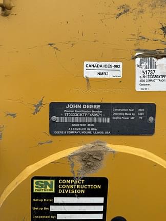 Image of John Deere 333G equipment image 2