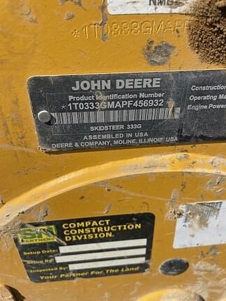 Image of John Deere 333G equipment image 4