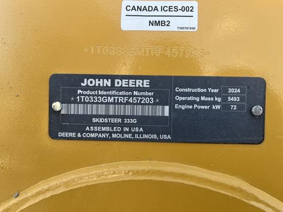 Image of John Deere 333G equipment image 2
