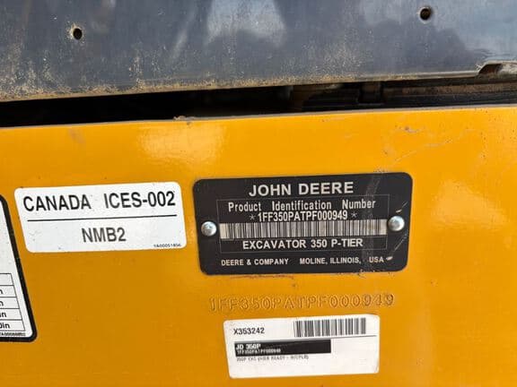 Image of John Deere 350P equipment image 4