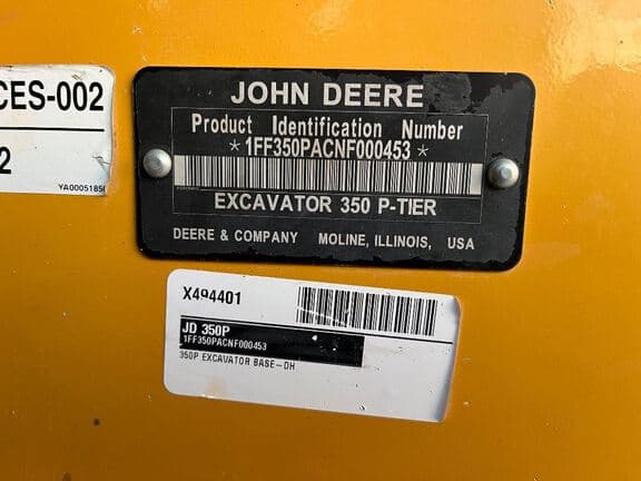 Image of John Deere 350P equipment image 4