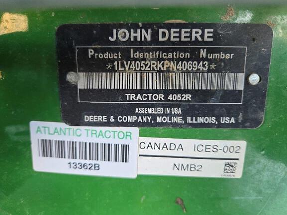 Image of John Deere 4052R equipment image 1