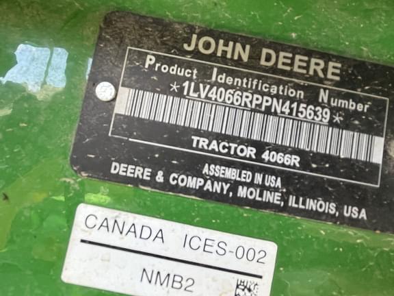 Image of John Deere 4066R equipment image 4