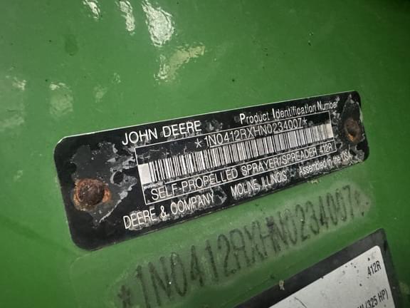Image of John Deere 412R equipment image 4