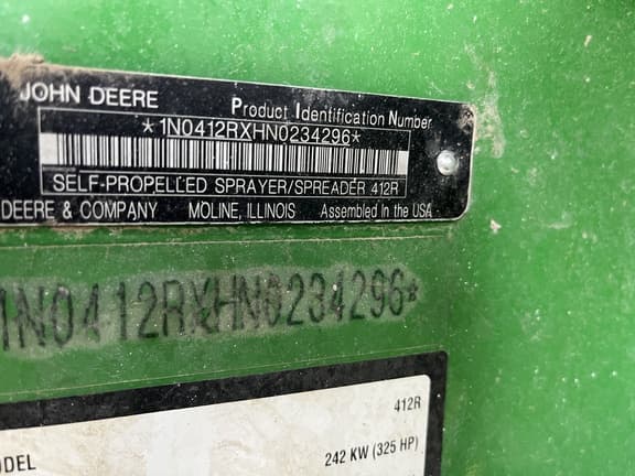 Image of John Deere 412R equipment image 2