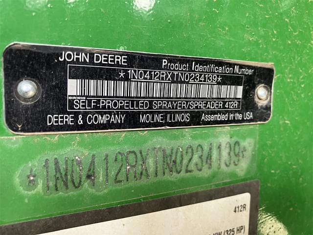 Image of John Deere 412R equipment image 1