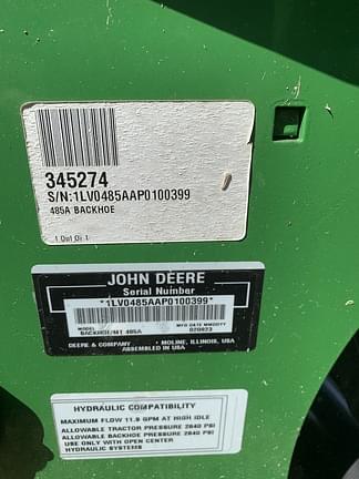 Image of John Deere 485A equipment image 4