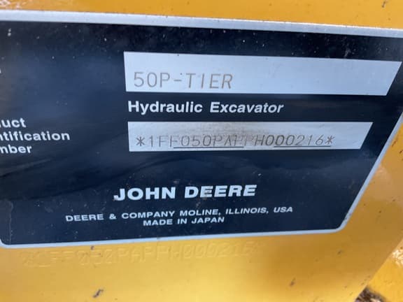 Image of John Deere 50P equipment image 2
