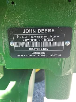 Image of John Deere 5050E equipment image 4