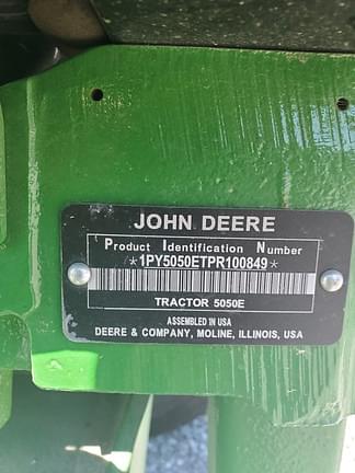 Image of John Deere 5050E equipment image 3