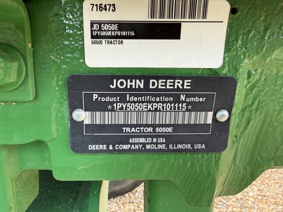 Image of John Deere 5050E equipment image 1