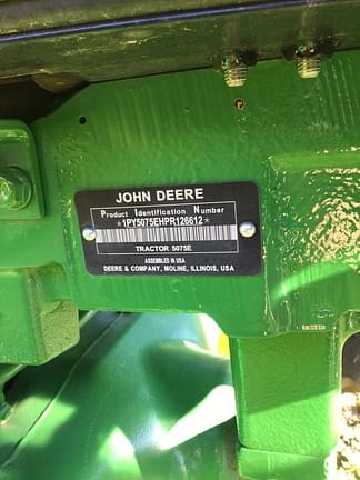 Image of John Deere 5075E equipment image 1